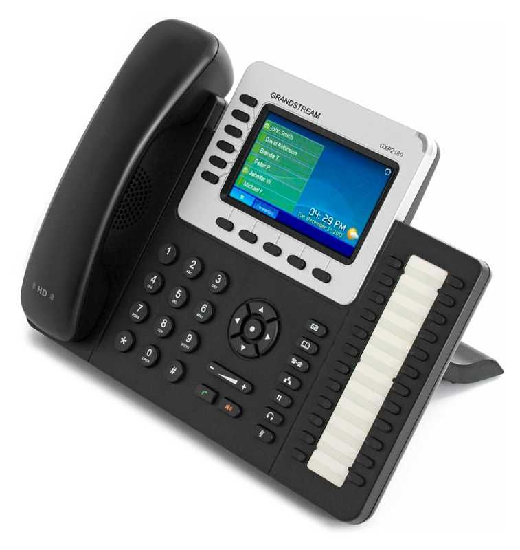 IP-телефон Grandstream GXP2160 — Премиальный с топовыми функциями