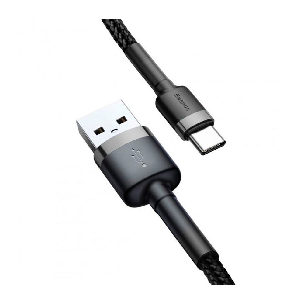 USB Cable Baseus Cafule Type-C (CATKLF-UG1) Black 3m