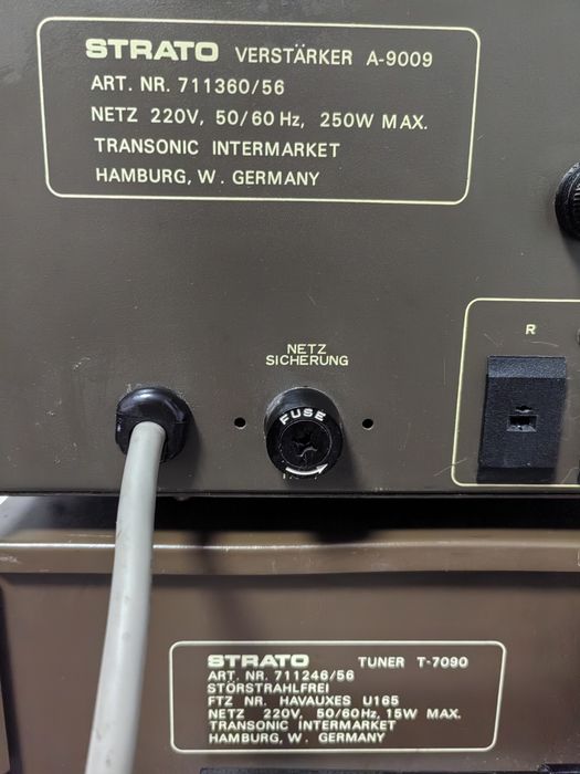 Linie audio rară, STRATO, A 9009, high-end, Germania