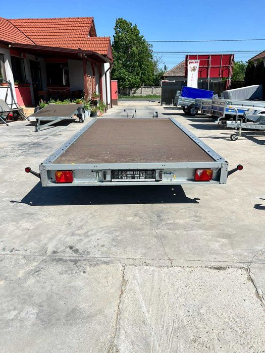 Remorca trailer auto GT Plateau 450×211 dublu ax 2700kg