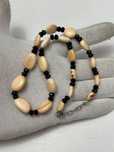 COLIER AGATE + ONIX + ARGINT 925 - 48cm - Margele - Vintage !