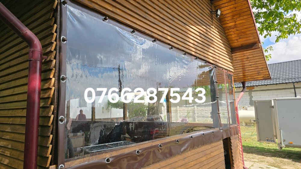 Închideri terase cu folie transparenta