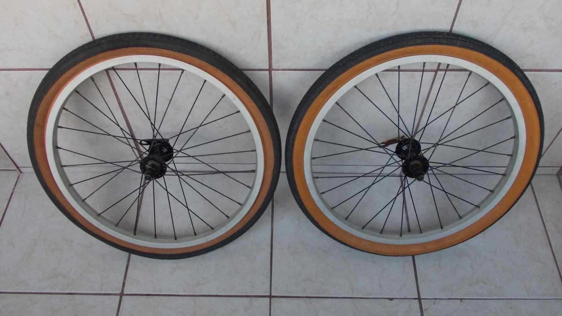 Roata fata bicicleta 20 inch MTB,janta aluminiu si anvelopa