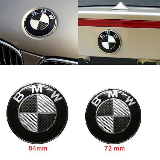Emblema Logo BMW CARBON Capota Portbagaj E46 E39 E60 E61 E90 E92 F10