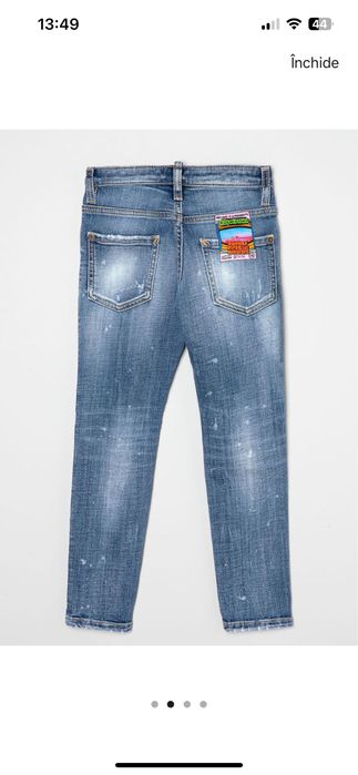 Blugi copii Dsquared Noi marime 8 ani 132 cm