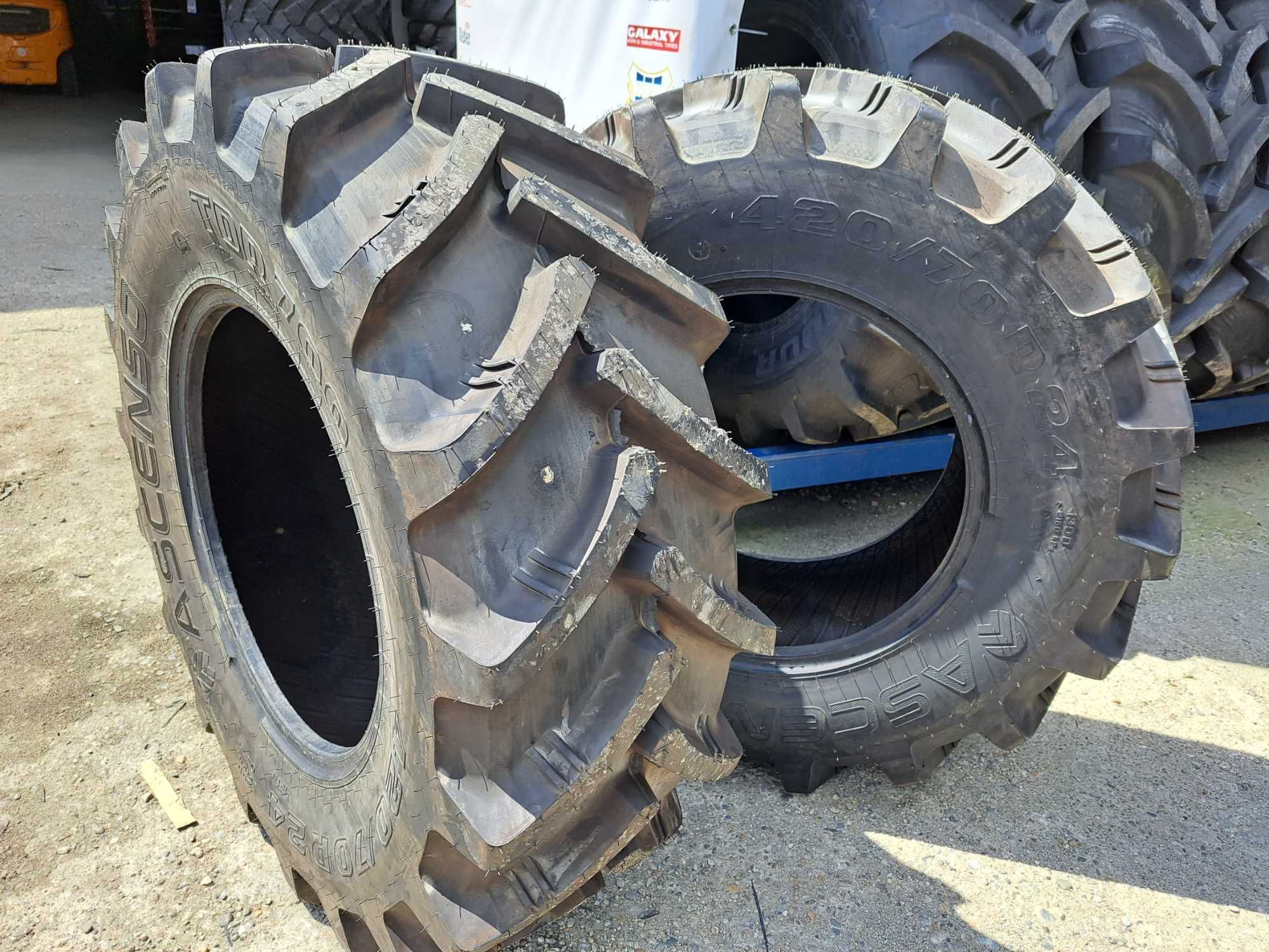 420/70R24 cauciucuri noi ASCENSO radiale anvelope TRACTOR SAME