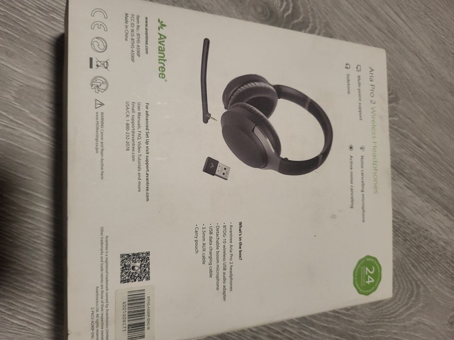 Casti Wireless Avantree Aria Pro 2