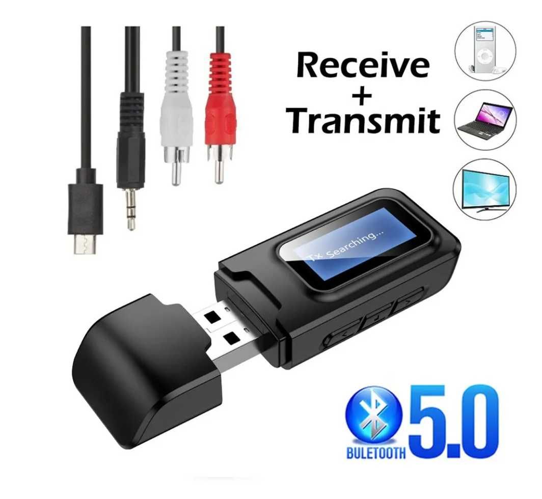 Audio Receiver Bluetooth Аудио трансмитер предавател приемник адаптер