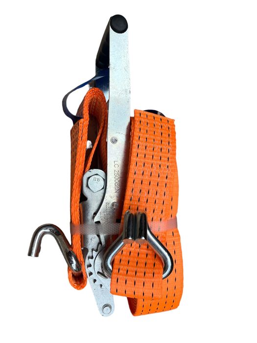 Chinga ancorare marfa 8m, Maner Ergo, 5 Tone, Latime 50mm, Portocaliu