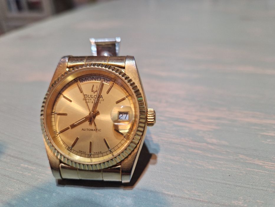 Ceas automatic Bulova Day Date, 36 mm,