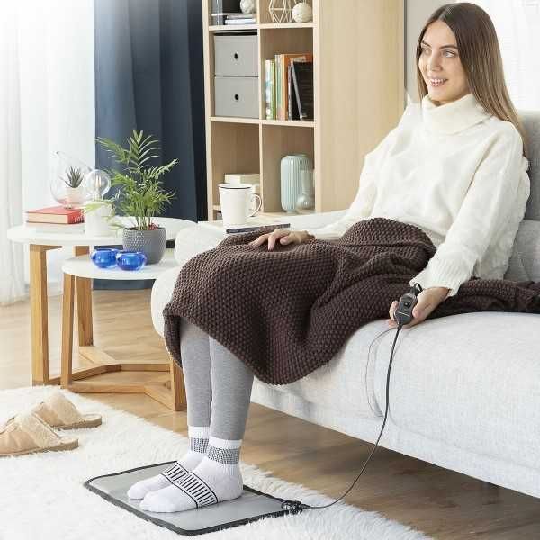 Covoras incalzitor pentru picioare 2 trepte de temperatura 50W 50x30cm