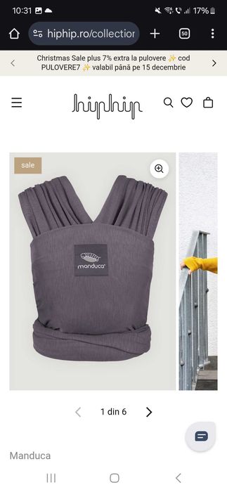 Manduca sling wrap elastic