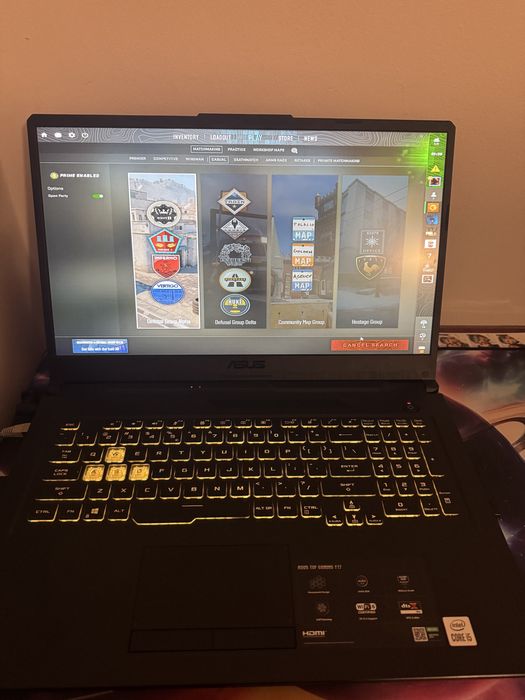 Vand  URGENT laptop asus gaming tuf 17