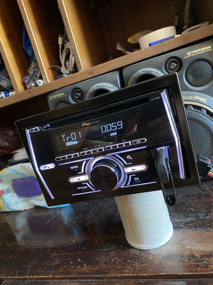 Pioneer FH-X700BT - ДВОЕН ДИН- BLUETOOTH USB CD радио плеър за кола сд