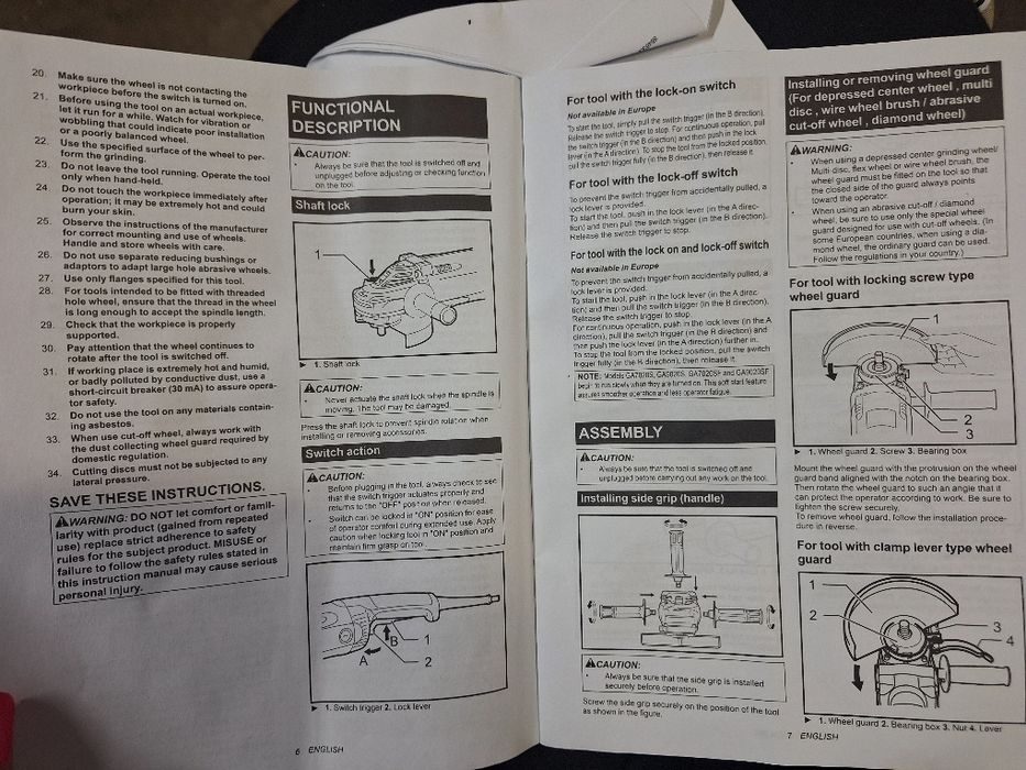 Ъглошлайв на Makita