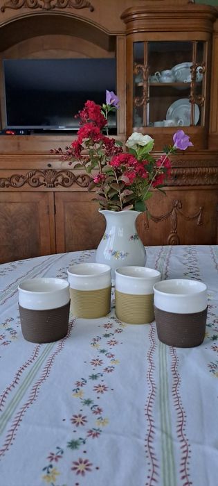 Керамични чашки - комплект от 4