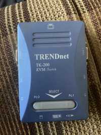 Trendent Tk-200 KVM Switch DC 9v 500ma