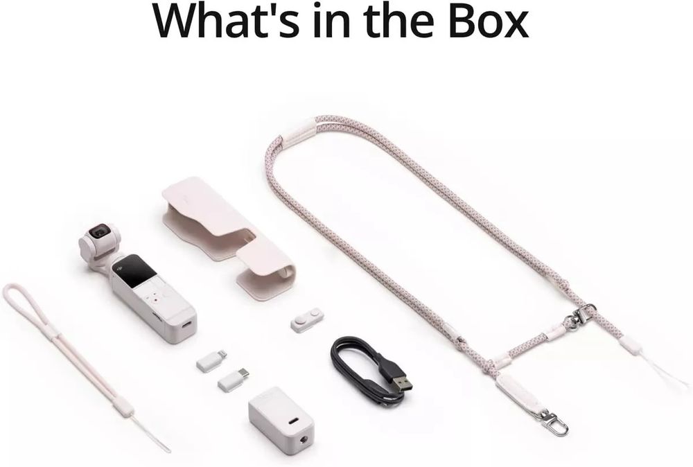 DJI Pocket 2 Combo Sunset White (cu modul Wifi)