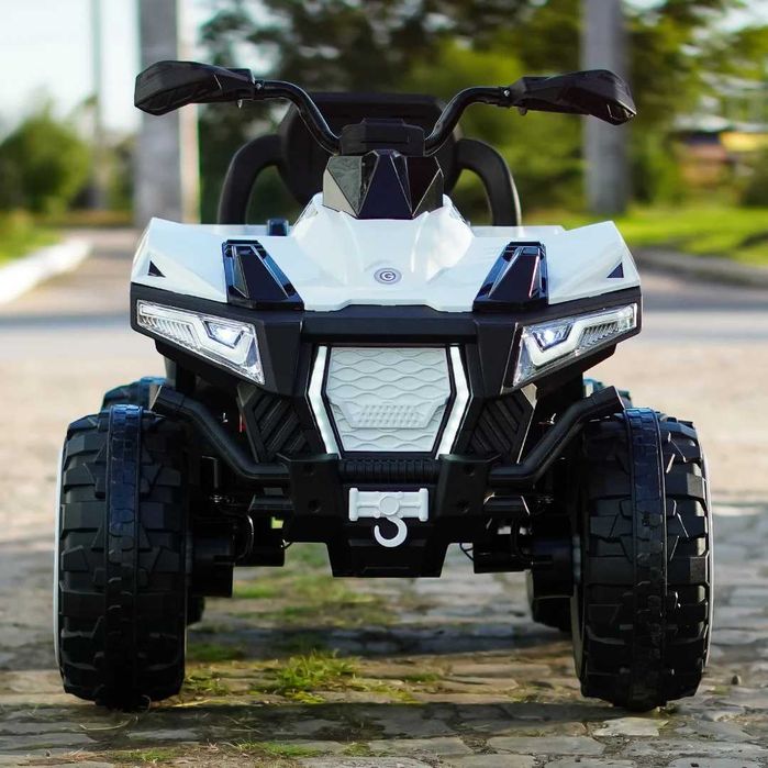 ATV electric pentru 2 copii 3-9 ani SuperOffroad V2 4x4 140W 12V 7Ah
