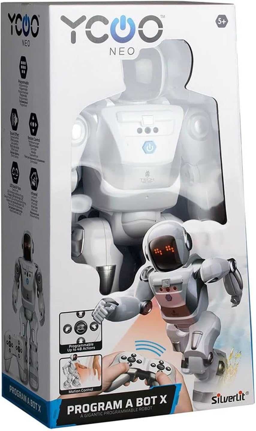 YCOO Robots - Program-A-Bot X, танцуващ робот играчка с 48 команди