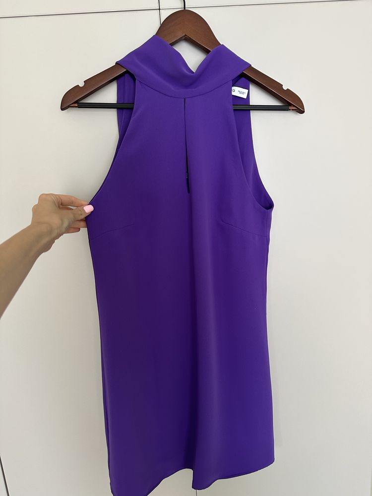 Лилава рокля Mango, xs