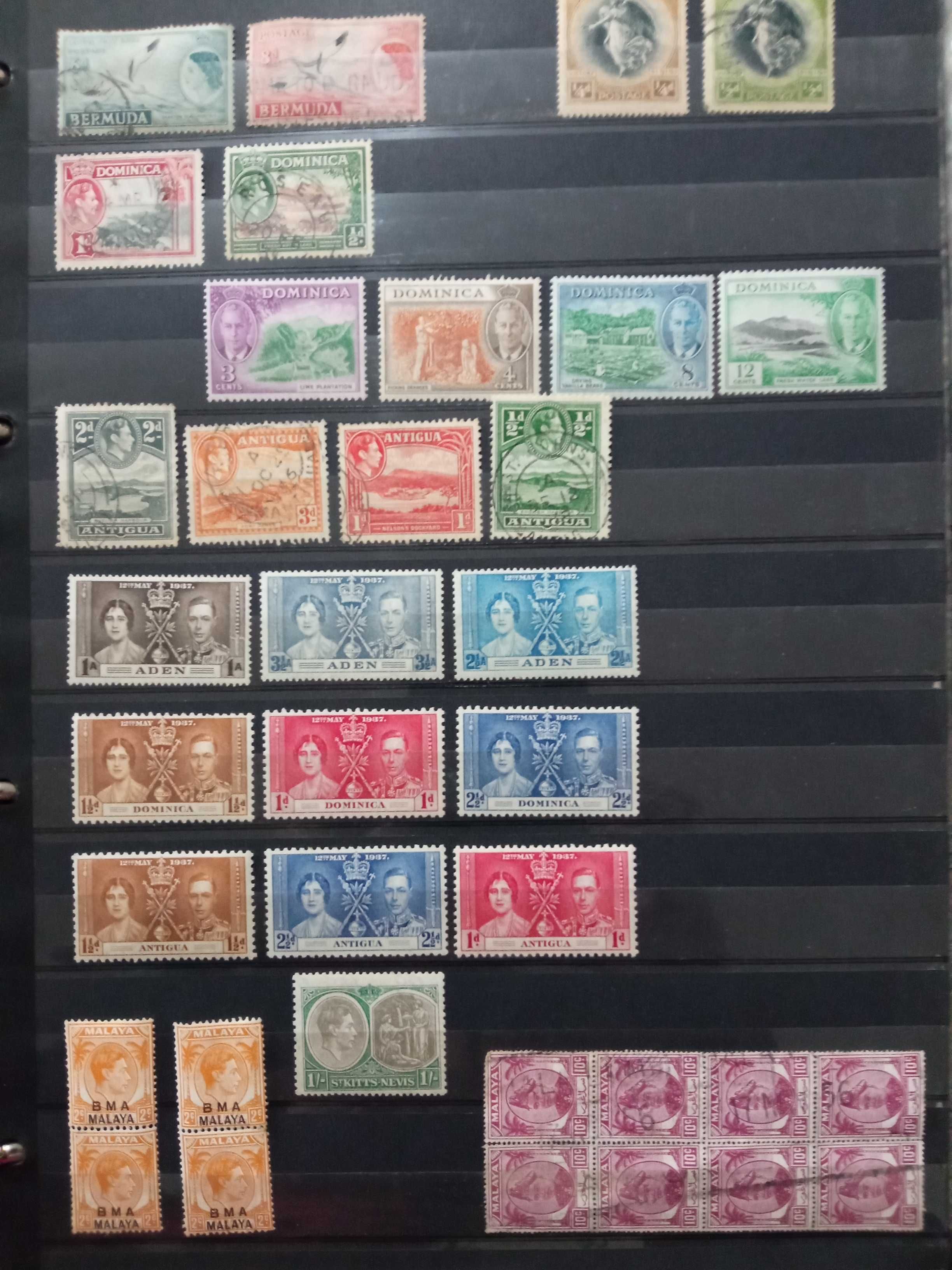 timbre colonii britanice