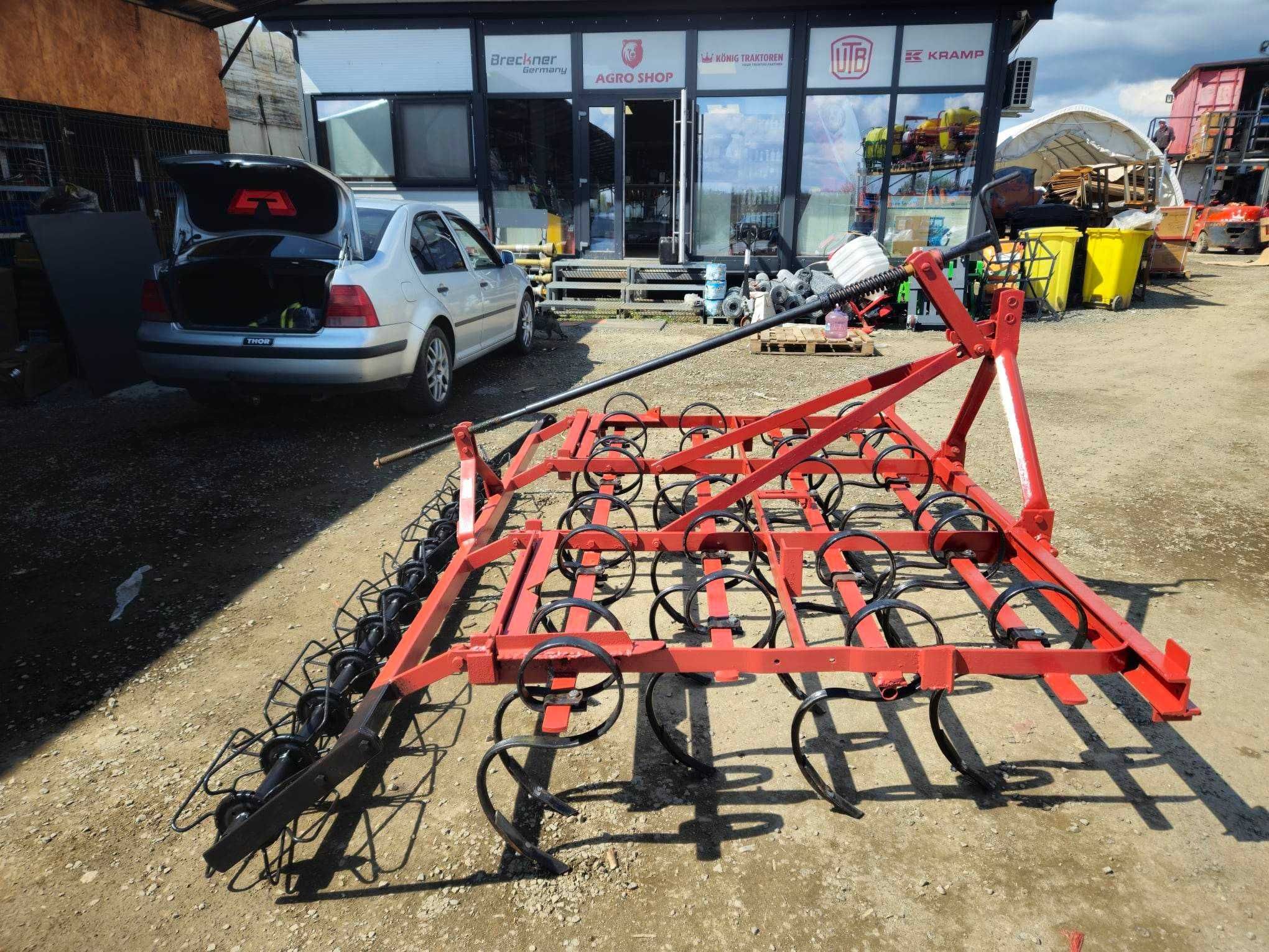 Cultivator 240cm cu tavalug reglabil Agramix