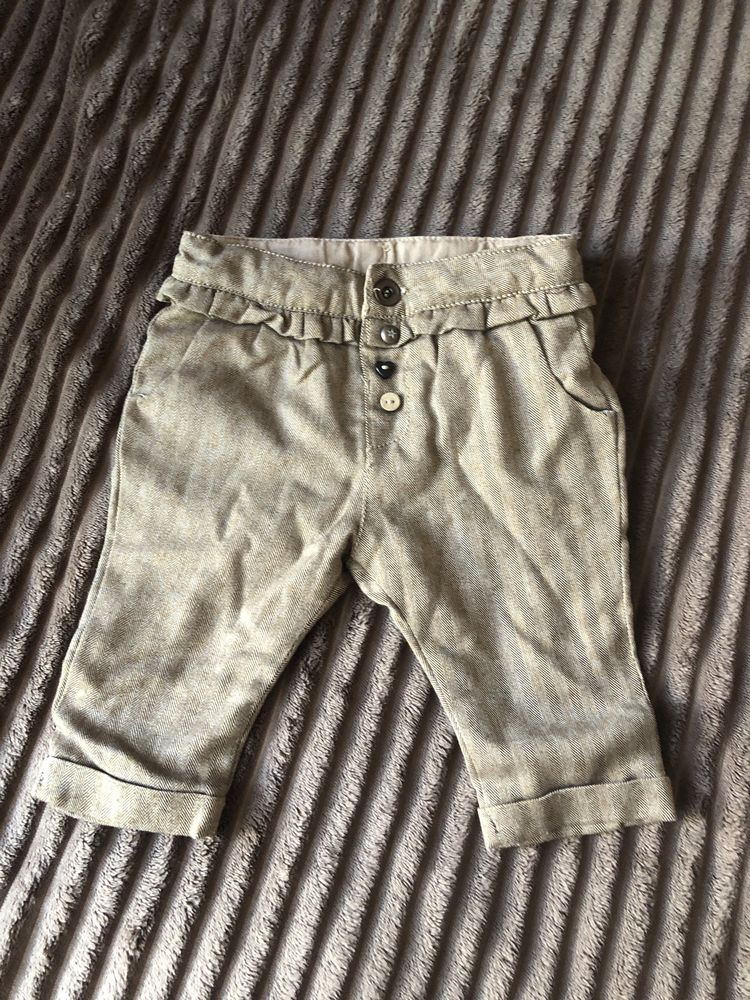 Pantalon Zara baby, marime 68 - cu dublura din bumbac