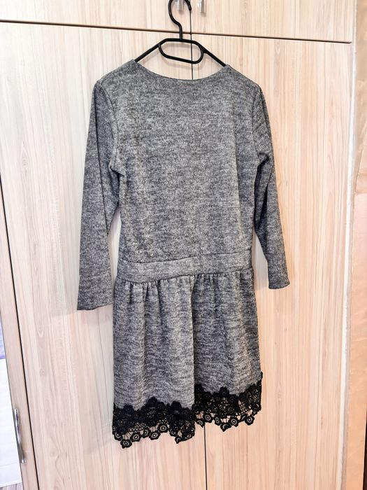 Дамска сива рокля