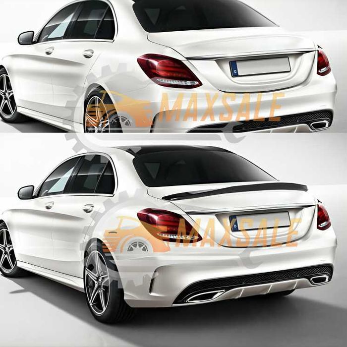 Спойлер за W205 багажник PSM style Mercedes C class тунинг амг пакет