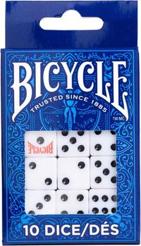 Bicycle игральные кубики кости 10 шт в упак.