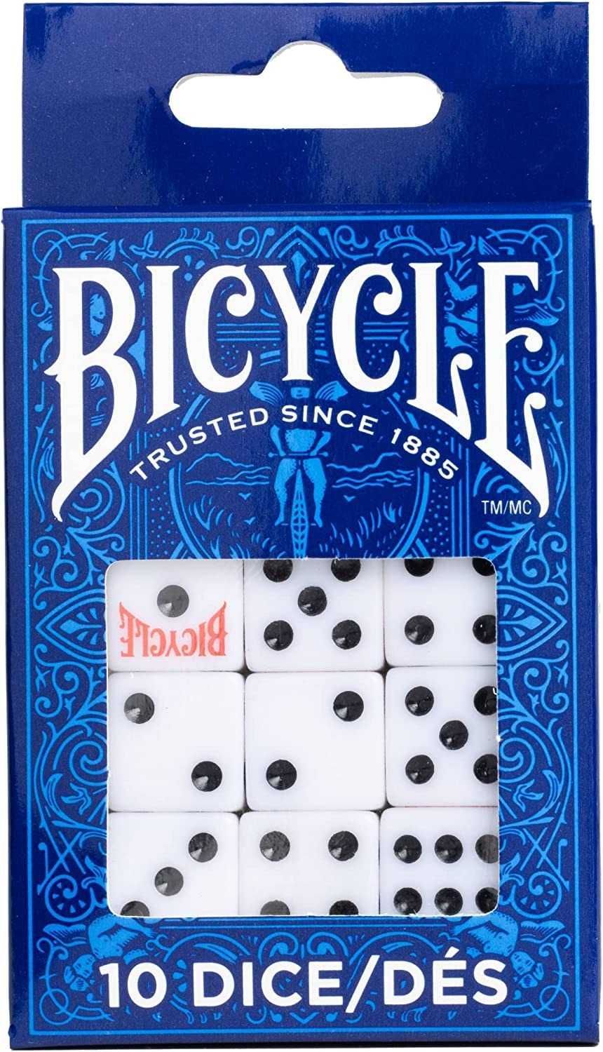 Bicycle игральные кубики кости 10 шт в упак.