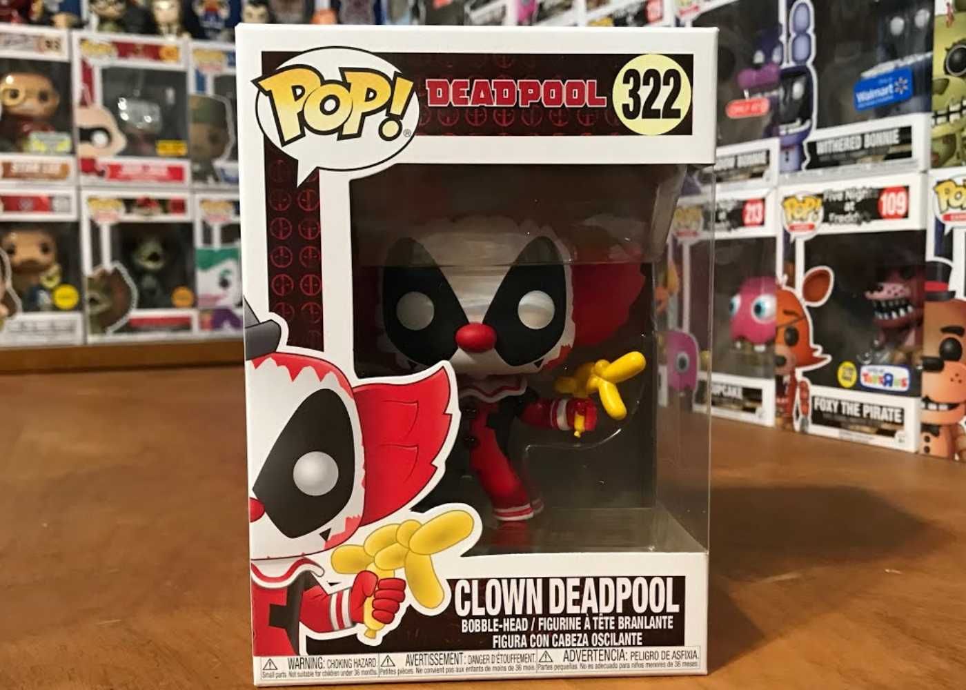 Фигурка Funko Pop Фанко Поп Clown Deadpool Клоун Дедпул