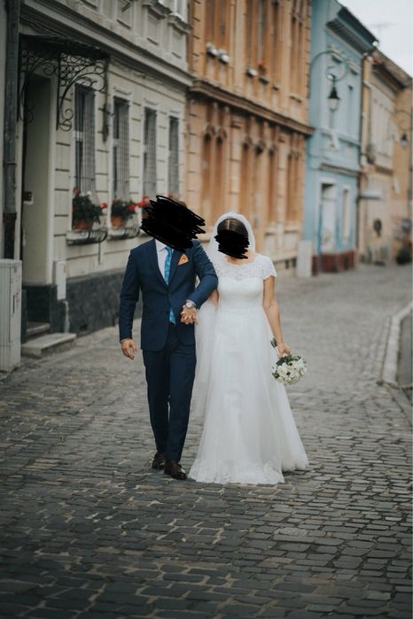 Rochie mireasa + voal