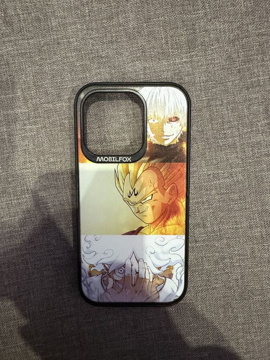 Кейсове на мобилфокс, лилав за iphone 16 pro, бял за iphone 15 pro
