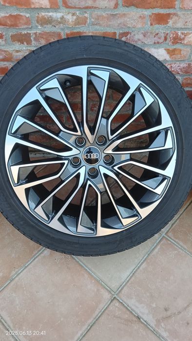 Jante bicolor originale audi A6 C8, 2023,  Bridgestone 245 45 R19