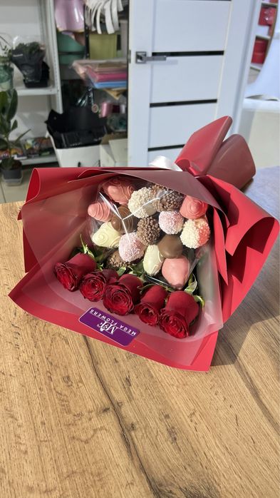 Свежие клубника в бельгийском шоколаде