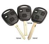Carcasa cheie Toyota Avensis Corolla Yaris Rav4 3 butoane
