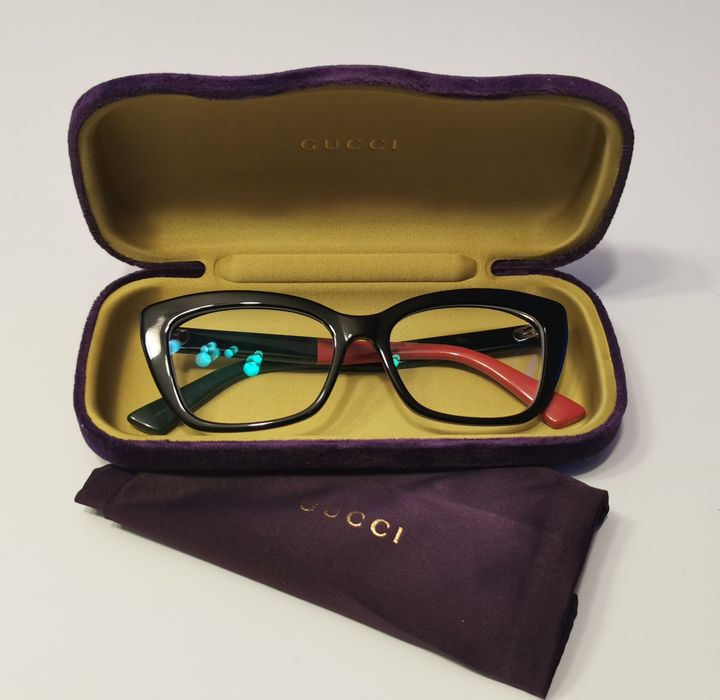 Rame ochelari GUCCI GG0165ON 003 (negru/rosu/verde) - CA NOI
