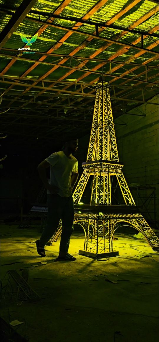 3d Eyfel tele minorasi yasab beramiz