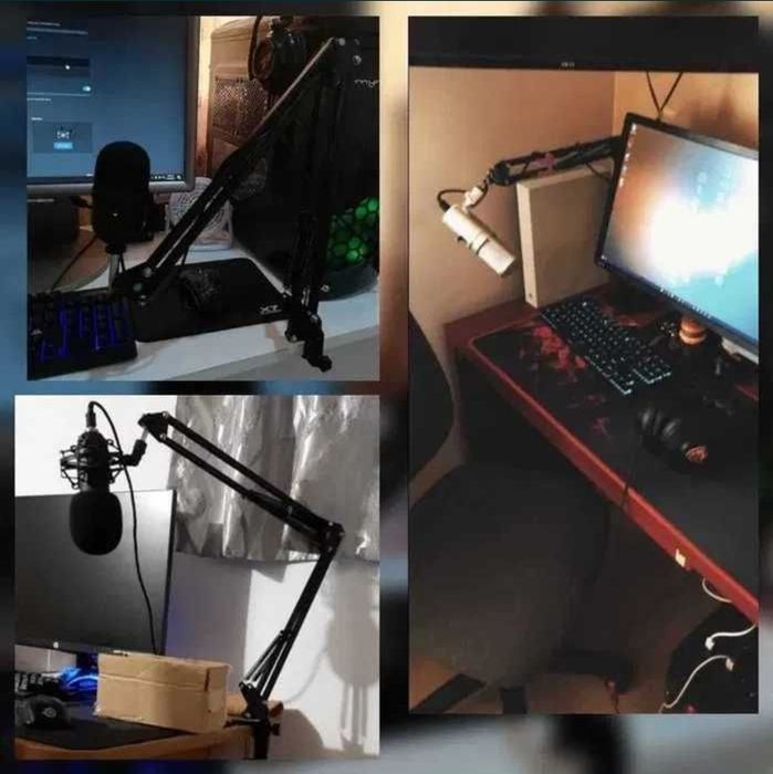 Suport Microfon 2 Brate Stativ Microfon Brat Microfon Brat Pivotant