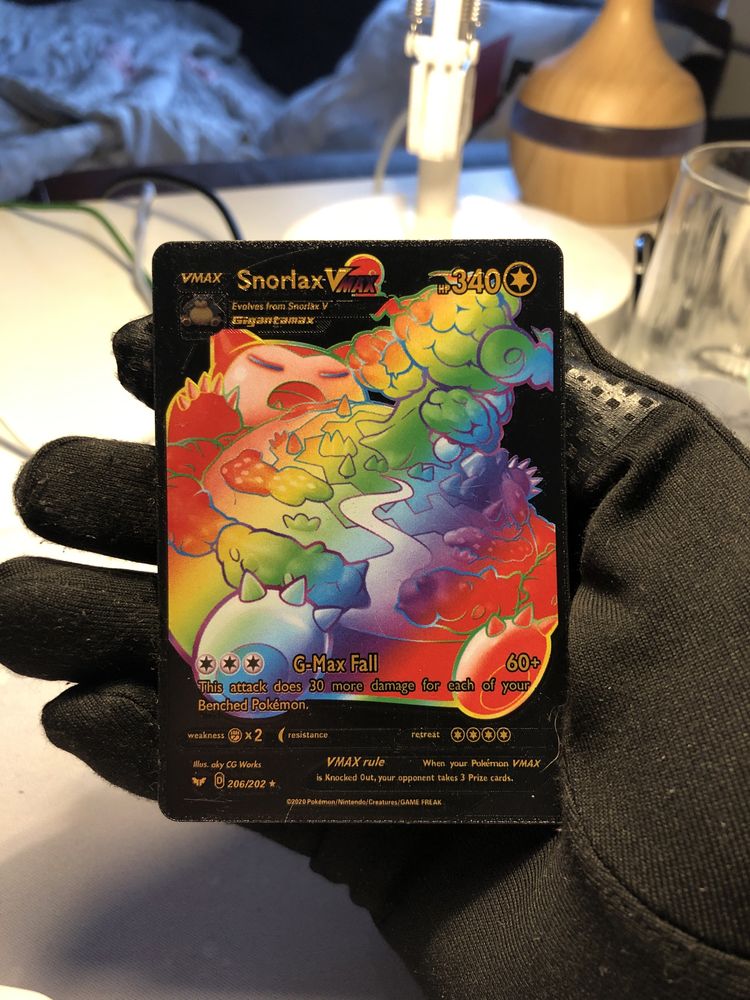 Pokemon card Snorlax VMax Original de colectie
