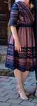 Rochie dantelă albastră