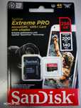 SanDisk Extreme Pro MicroSD 256gb 4K