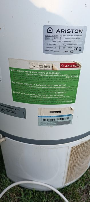 Boiler Ariston cu pompa de caldura