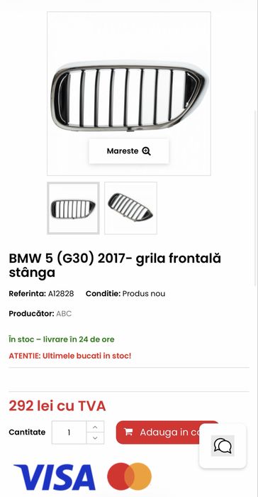 Grile bmw g30 originale