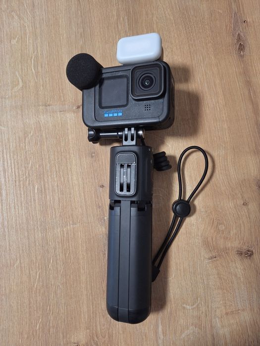 GoPro12 Hero Black+suport filmare pentru piept
