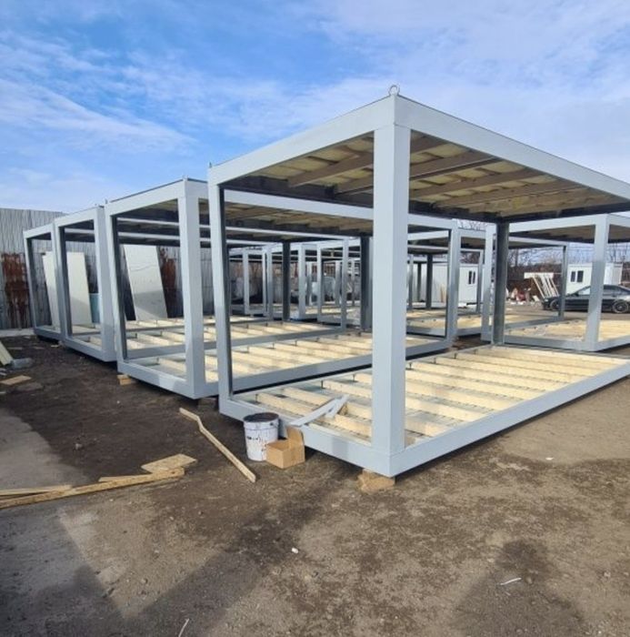 Vand container Modular Birou Terasa cadre metalice Birou