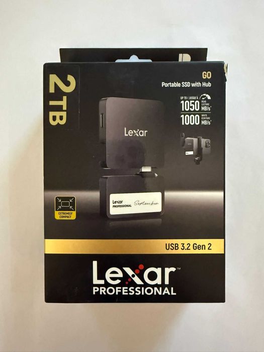 Lexar Professional Go SL400S SSD USB3.2 Gen2 + HUB ! SIGILAT