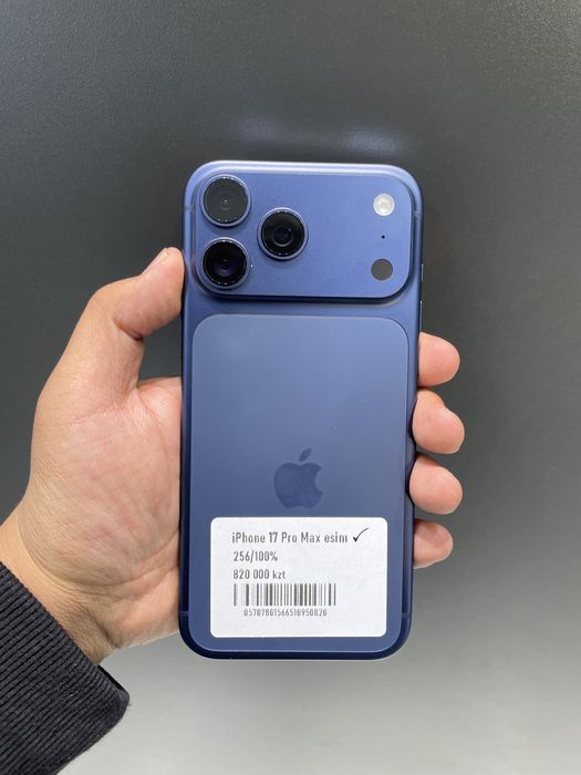 iPhone 17 Pro Max esim 256/100% в идеальном состоянии